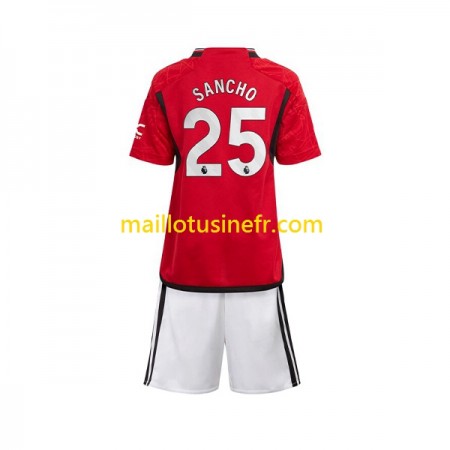 Maillot de Foot Manchester United Sancho 25 Domicile 2023-24 - Enfant Maillot de Foot Manchester United Sancho 25 Domicile 2023-24 - Enfant